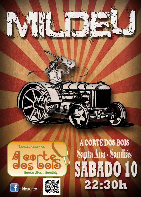 Michael_xnz's tweet photo. Concerto de MILDEU SÁBADO 10 DE MAIO , A CORTE DOS BOIS Santa ana -Sandiás #SEXO_CHURRASCO_E_ROCKANDROLL http://t.co/exW5j3qNdt