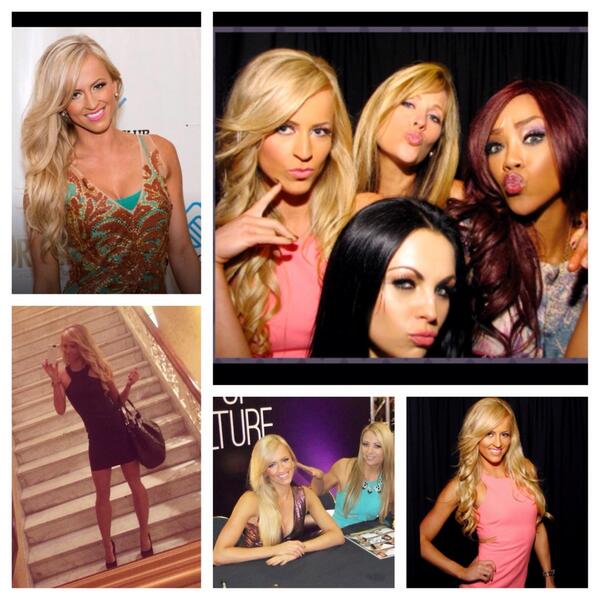 DanielleMoinet's tweet photo. Can't believe #Wrestlemania was only a month ago! Seems like ages. @RenttheRunway really does have the best stuff! http://t.co/m32WNKHqyK