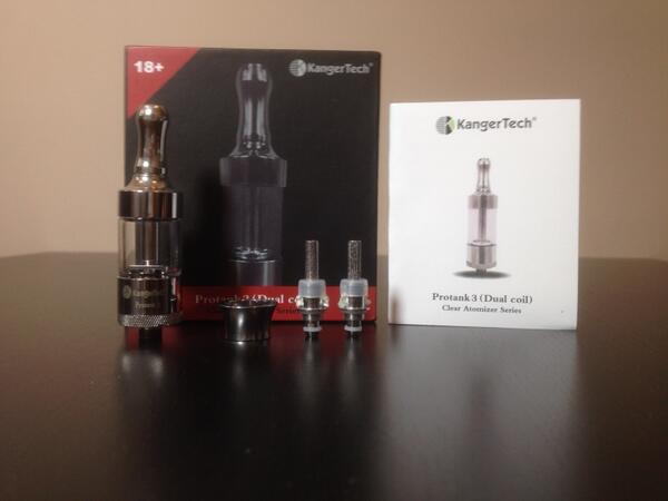 glyn_wyatt's tweet image. Head on over to @vapeboss for a chance to #win a #Kanger #Protank 3 Dual Coil!