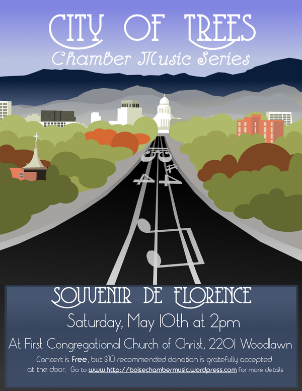 ClassicalBOISE's tweet image. Souvenir de Florence this Saturday at 2PM at First UCC. Come hear this epic work!