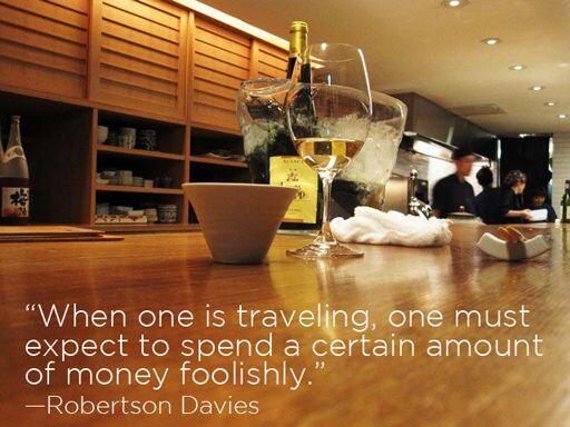 What's your favorite splurge when travelling?