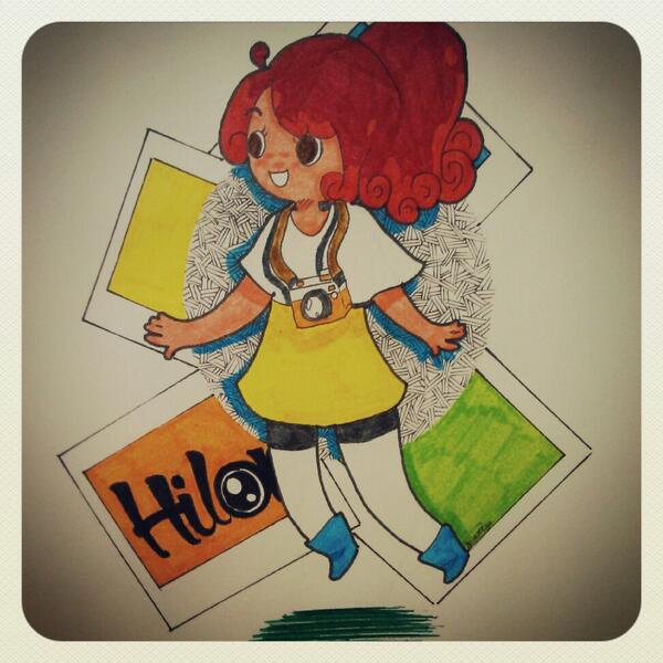 Little fan-art of a cute game, Hilomi
#fanart #traditional #art #drawing #girl #cute #game