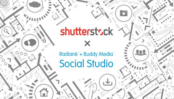 Shutterstock named a launch partner for @Salesforce's Radian6 + Buddy Media Social Studio: shutr.bz/salesforce