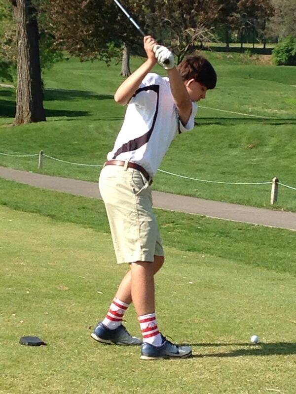FearTheCavalier's tweet photo. Karwoski teeing off at hole 1 #DistrictGolf http://t.co/dnu0oD7GS9