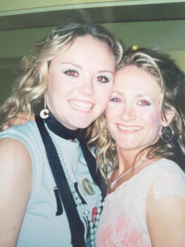 Lucyspeed's tweet image. @patsypalmerx @charlieBrooks0 ten years later and 10 years ago!! Me and Charlies' leaving do!