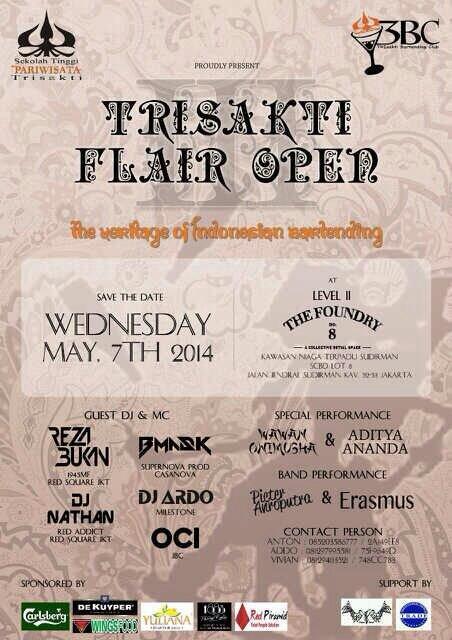 IT'S OFFICIALLY TOMORROW!!! 
COME AND JOIN TRISAKTI FLAIR OPEN