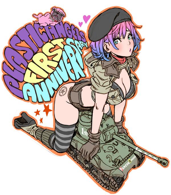 山下しゅんや アーマーモデリング誌の連載 Plastic Angels が今月の発売号で連載一年になります お祝いイラストを勝手に描きました 連載第一回と同じコスチュームなんです Http T Co Ancnrfri1p 山下しゅんや アーマーモデリング誌の連載 Plastic Angels が今月の発売号で連載一年になります お祝いイラストを勝手に描きました 連載第一回と同じコスチュームなんです Http T Co Ancnrfri1p