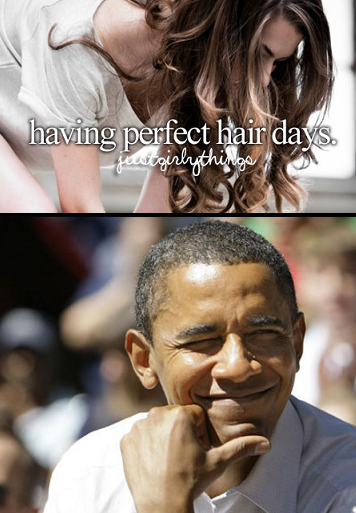 BeingObama's tweet photo. Having perfect hairdays. http://t.co/GmOrA8u9qt
