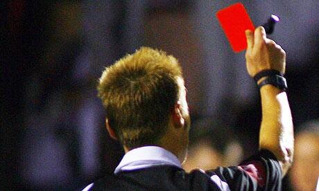 UberFootbalI's tweet image. The fastest red card given was when Lee Todd said "fuck me that was loud" 2 seconds after the whistle was blown.