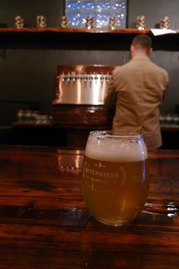 bobbatzjr's tweet photo. Another #Pittsburgh brewery opens (softly, shhhhh) -- on Sat.: Mt. Lebanon's @Hitchhikerbrew: http://t.co/Gm4B64J6Ia http://t.co/ru67irjqVh
