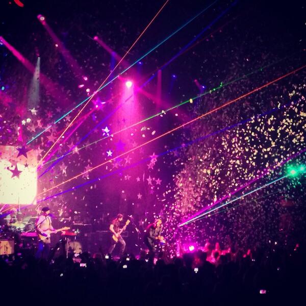 BeaconTheatre's tweet photo. Loved having @coldplay on our stage last night! It was a magical night. #ColdplayBeacon http://t.co/WbjG068pqc