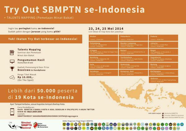 ummiarev's tweet photo. @officePENTAFORA @dubestri_smanda temukan bakat terpendam mu hanya di simulasi sbmptn 19 kota cek @simulasiSBMPTN http://t.co/l91N5uuVDx