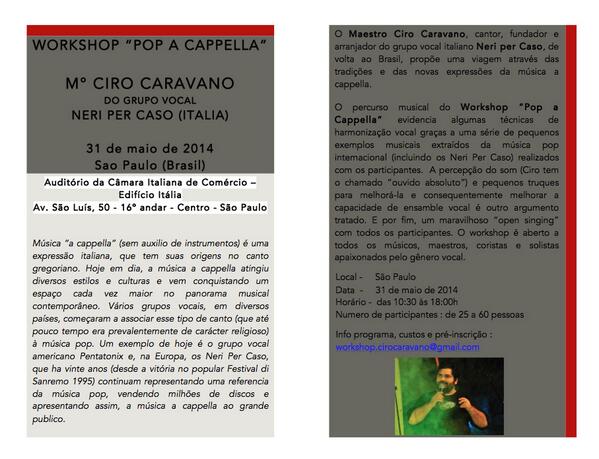 TaisaDemarchi's tweet photo. @marceloadnet0 'bora cantar a cappella outra vez?Meu Ciro,do @neripercaso faz workshop em Sampa dia 31 maio.Vem?Bjs! http://t.co/FJwDYzCkpE