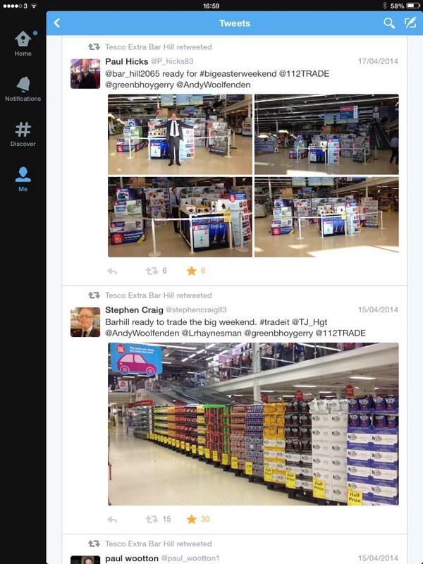 The results are in!!
Well done to <a href="/bar_hill2065/">Tesco Extra Bar Hill</a> winners of the Trade tweet of the month competition@greenbhoygerry