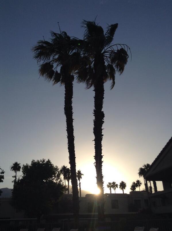 Good first day in Palm Springs