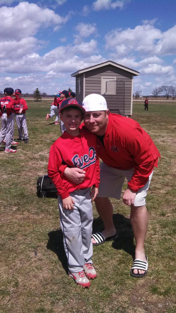 Rock20under's tweet image. Enjoyable day at the ballpark with my mini me!