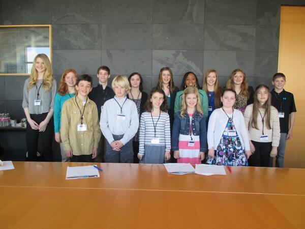 MFinancialGroup's tweet photo. The future is bright! M hosts "Bring a Student to Work Day" for this fantastic group of future leaders. #NextGenM http://t.co/O8b0trM573