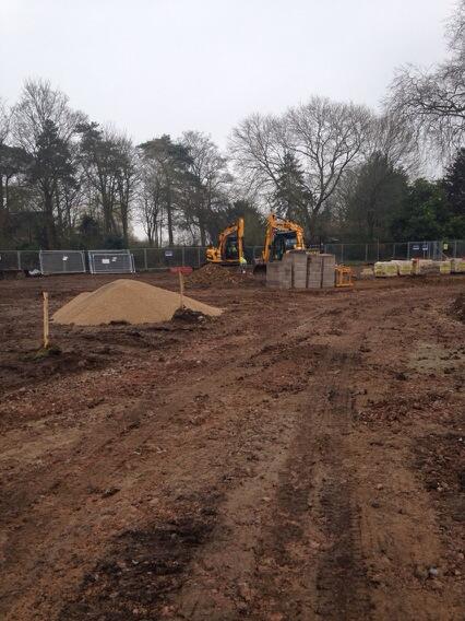 adventbuild's tweet image. Excavators busy ! #new housing #Groundworks