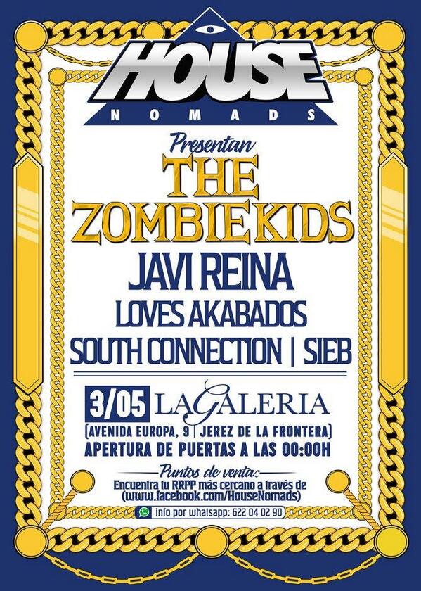 EntradaEventos's tweet image. Fiesta en La Galeria de #Jerez. Contacta twitter o Whatsapp 677794422 (3 de mayo) ¡No te la pierdas! @LOMEJORDECADIZ