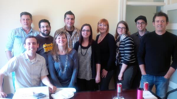 hallassociates's tweet photo. Fun baby shower at the Hall Office for @salesl8d Tons of fun #teambuilding #babyfoodisgross http://t.co/iiuJZklGSS