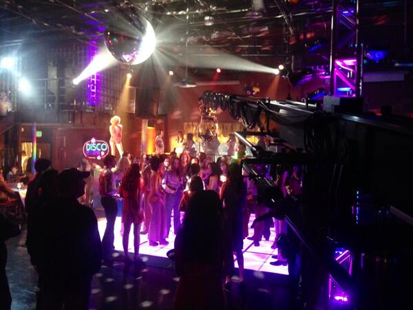 Castlegrip's tweet image. Techno crane in the disco. #castle #bts #dollygrip