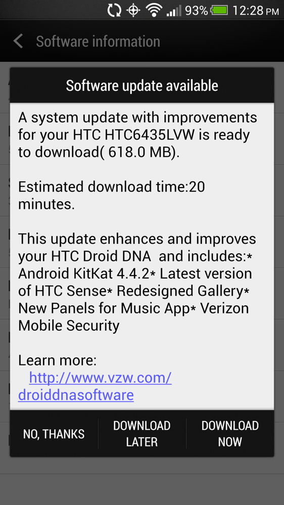 droid_life's tweet photo. DROID DNA Kit Kat Update With Sense 5.5 Ready to Rollout, Here is the Changelog - http://t.co/lTrJqdVVBO #droiddna http://t.co/tdXVrKSUKV
