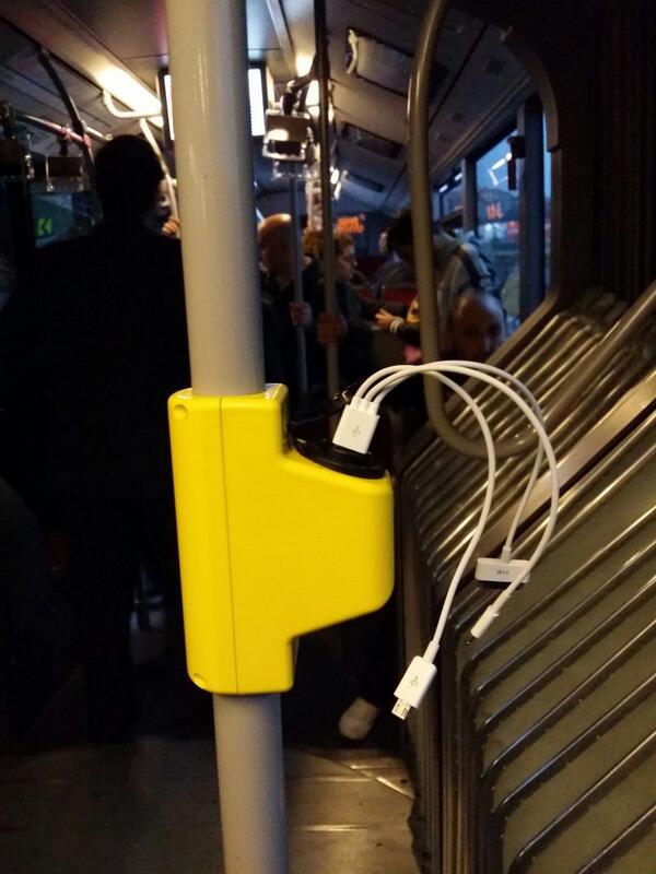 Biliyormuydunuz Metrobuste telefonunuzu sarz edilebildigini