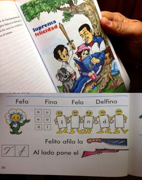 OttoEspinoza's tweet photo. NO AL ARTICULO 058. Adoctrinamiento severo a niños de la República de Venezuela por extranjeros en apoyo de criollos. http://t.co/pkBgwWqap8