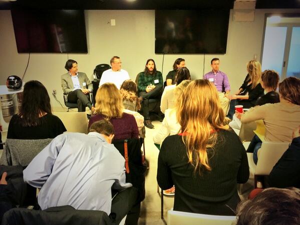 leefinkel's tweet photo. Packed house @UberOffices for the #forwarddc panel on what makes a loyal #brand - great insight from great minds! http://t.co/qCv3bYsGBJ