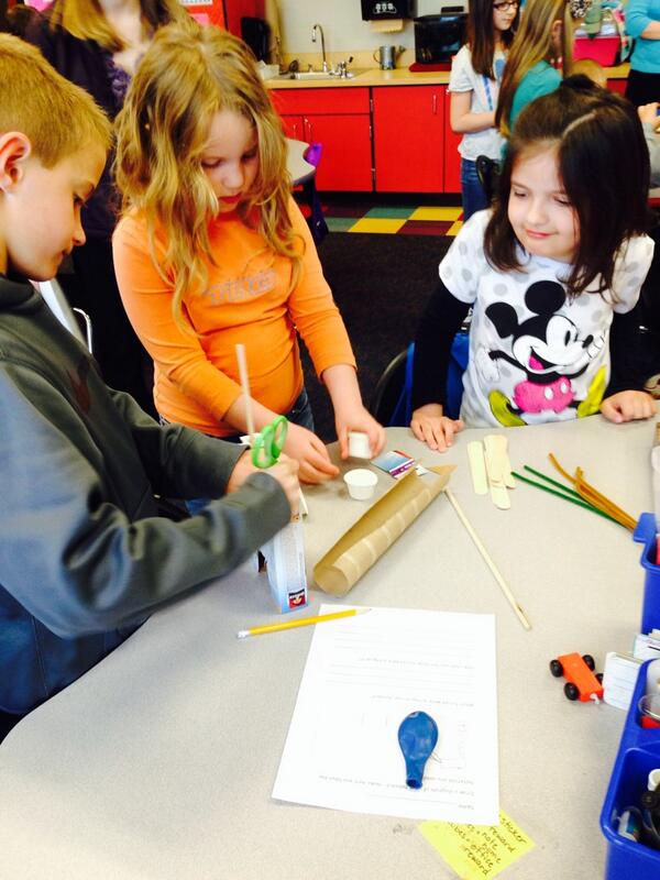 OtsegoGrade2's tweet photo. Learning about forces &amp; motion by studying the Olympics. Used inquiry to create a bobsled track. http://t.co/6PVkUHwmxP