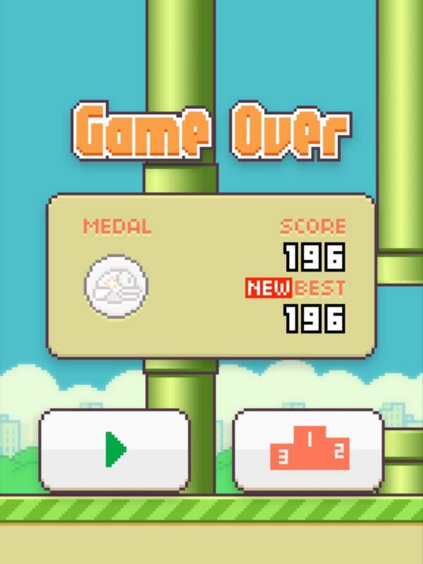 VyletPony's tweet photo. I think I'm good at #flappybird #flappybirdhighscore http://t.co/CyZaFj5Dyx