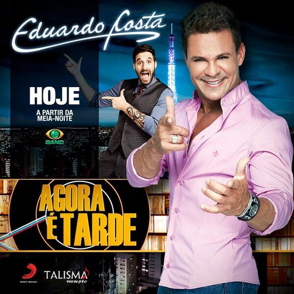ClaudiaDiasEC's tweet image. #Pipoco #Hits do #Brasil!! #EduardoCosta #To10 no #AgoraeTarde  #Band #RafinhaBastos. com a partir da meia noite