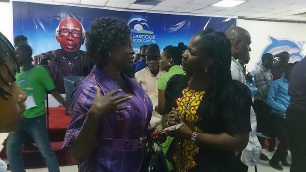 PHWBC2014's tweet photo. Gabriel Okara's first daughter, Timi Okara-Schuller and Mrs. Kalango at the event #phwbc2014 http://t.co/QFh6S55iRz