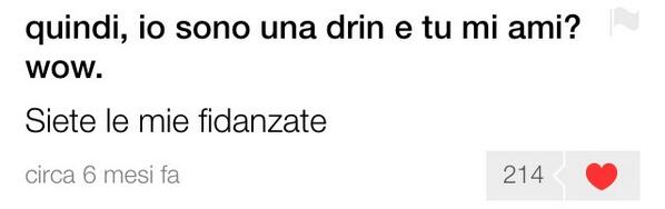 Federicoslips_'s tweet photo. “@DENNYLAHOME: Non ho la fidanzata.” Ma come no? E noi cosa siamo? Hahaha http://t.co/Z4GOF637JY