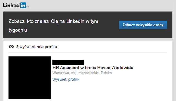 BaronXboksa's tweet image. Kiedyś @havasww nie odpisywał na moje CV. Dziś ich HR ogląda mnie w LinkedIn. #Popyt #SocialMediaMasterRace #Sukces