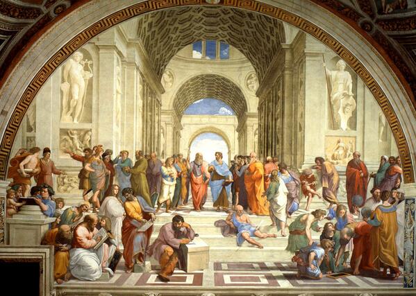 F1BachPlaton's tweet photo. ¡Por fin está acabada mi academia! Un lugar de culto a la filosofía. Aquí podrán aprender todos los que sepan mates. http://t.co/zCBiaw12r6