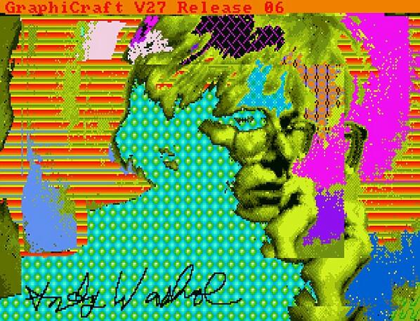 Adobe's tweet photo. Talk about #TBT! Dozens of original pieces by #AndyWarhol recovered from '80's floppy disks: http://t.co/Xy0rxBYqjR http://t.co/FynA9lDCJj