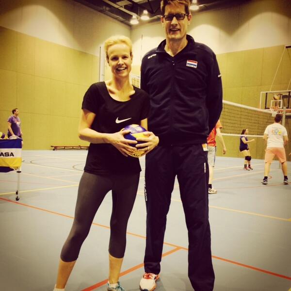 Vandaag volleybaltraining gehad van Ned Team Coach Edwin Benne.TOP ervaring (en morgen spierpijn!)#nationalesportweek