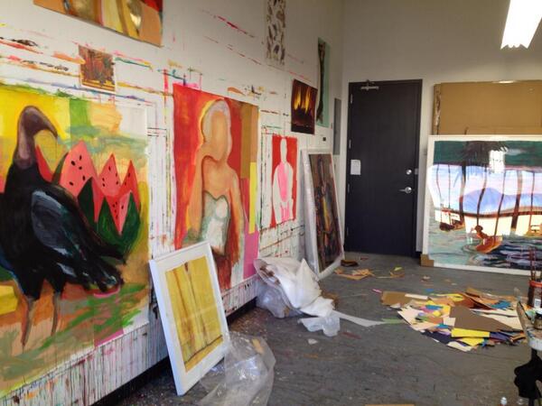 Sat. 4/26, 75+ artist open studio <a href="/IndustryCityStu/">IndustryCity Studios</a> Check out @karenheagle studio A-611. Beautiful work!