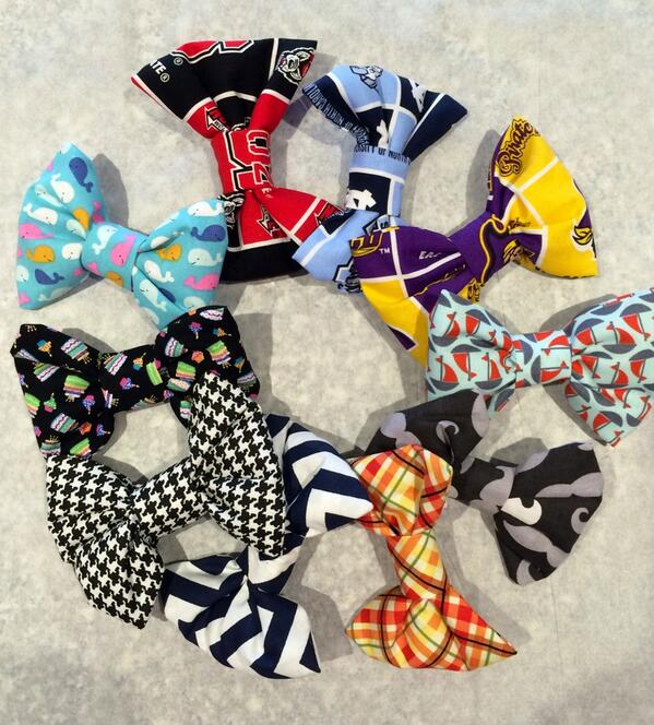 WoofGang_Fay's tweet photo. #newbowties! http://t.co/6f2XZxsVez
