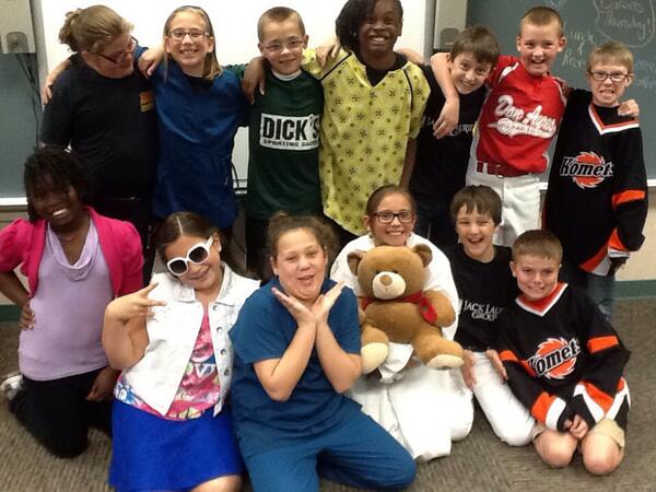 Some students dressed up for their favorite career!
