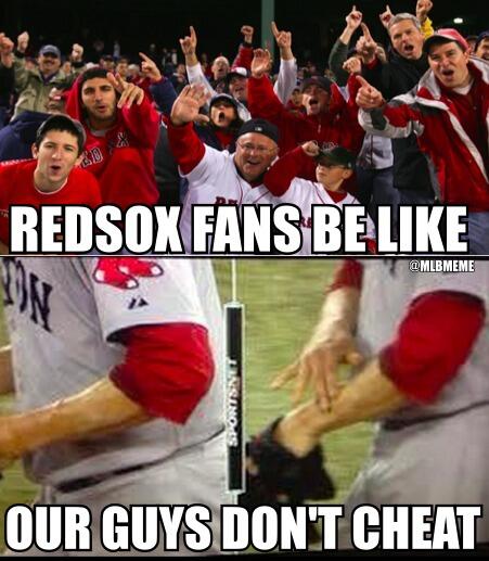 MLB Memes on X: Hypocritical #RedSox fans be.. .   / X