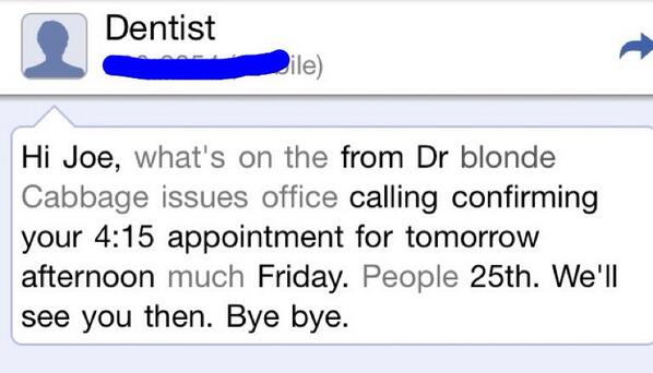 VoicemailScript's tweet image. #dentist #googlevoicescripts