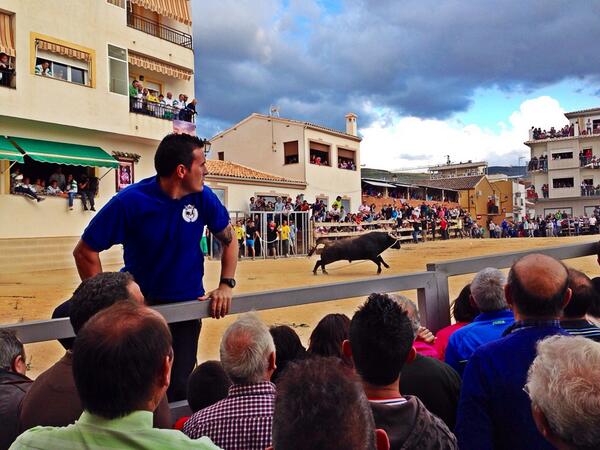 christian248199's tweet photo. Buena tarde de toros...Juan 😉 http://t.co/BQNqlheHM3