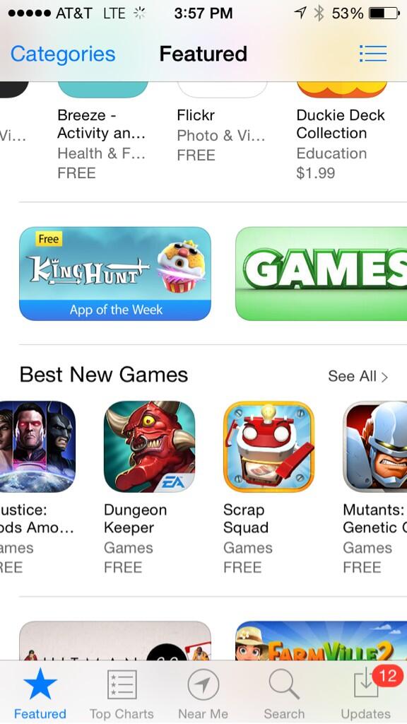 Scrap Squad is featured on the App Store!!!!!