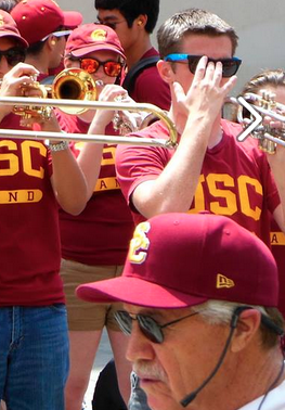 usctmbTrumpets's tweet photo. Congrats to our new Drum Major, Chris Reimann! He's always wearing the UCLA blue shades and trying to hide his face. http://t.co/EOfOsgofZS