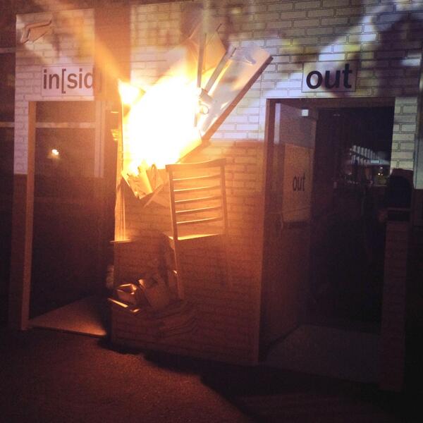 MitchBlom's tweet photo. are you coming or going? @insidout2014  pretty cool entrance of you ask me! http://t.co/VYPYnbEiOH