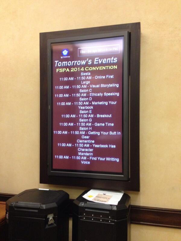 WHSPredator's tweet image. Start planning what sessions you want to go to tomorrow with the help of this handy screen