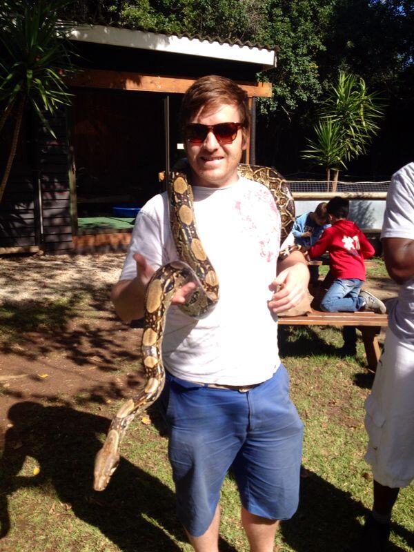 playing with snakes and then back up the coast for <a href="/Mysticstellies/">Mystic Boer</a> tomorrow night with <a href="/mixnblendyo/">mix n blend</a>. Snakenotincluded