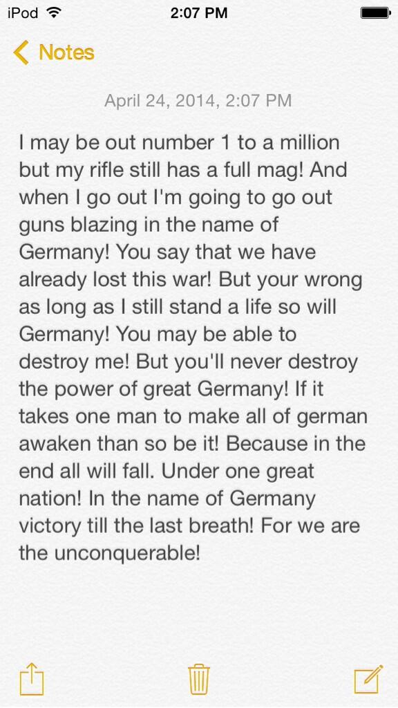 DEATHSS68's tweet photo. A little something D-SS has written hope you all enjoy!  68/88 http://t.co/ttUACHgH35